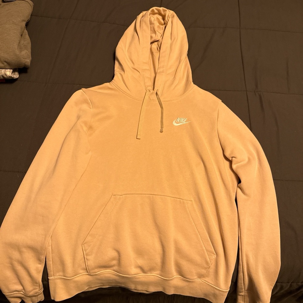 Nike Beige Pullover Hoodie
